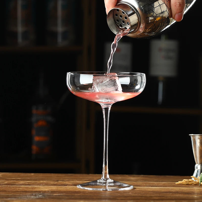 2PCS 185ML Coupe Cocktail Glass Martini Glass Crystal Set of 2