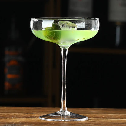 2PCS 185ML Coupe Cocktail Glass Martini Glass Crystal Set of 2