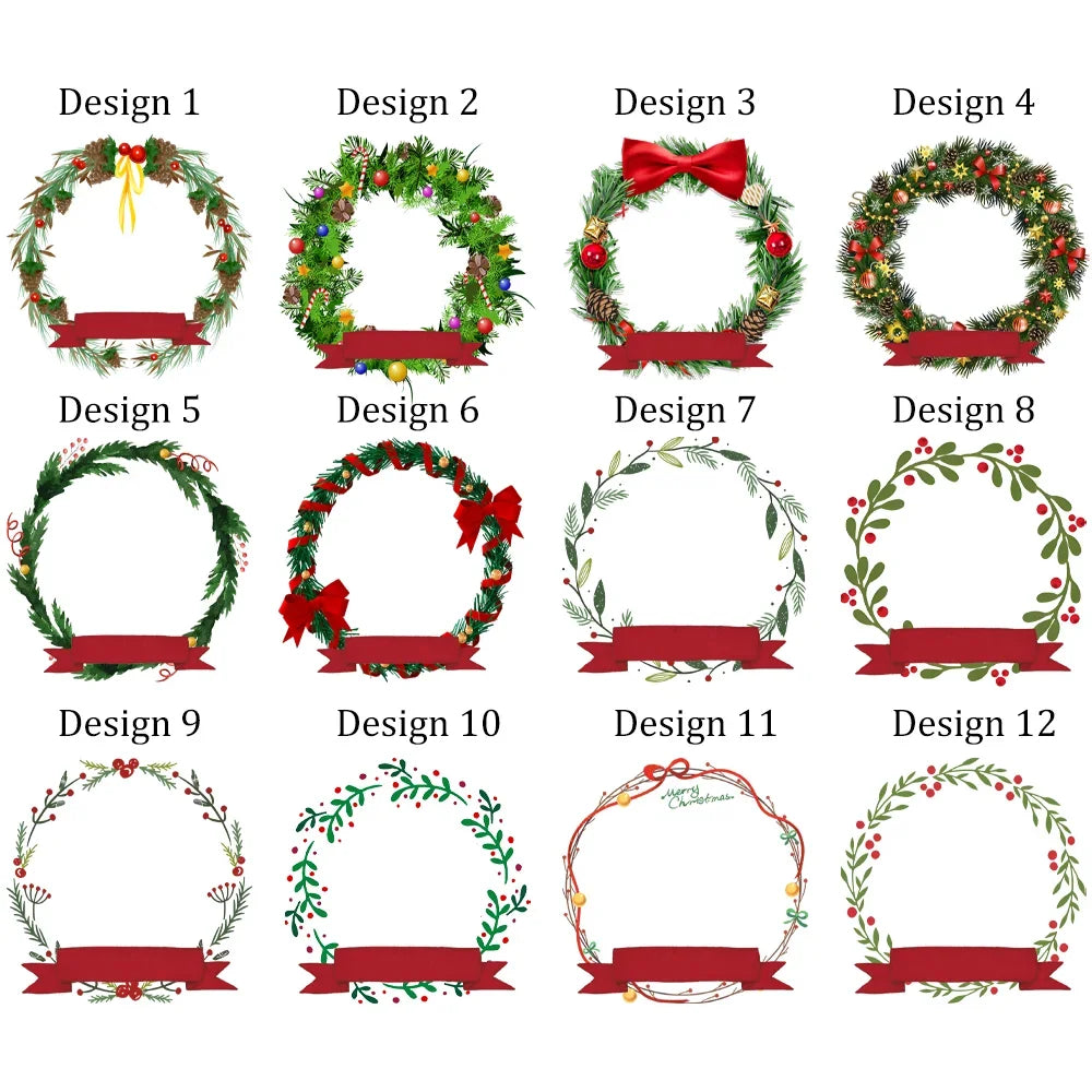 Personalized Baby Christmas Ceramic Ornament Add Photo & Name Christmas Ornament Pendant Baby 1st Xmas Photography Accessories