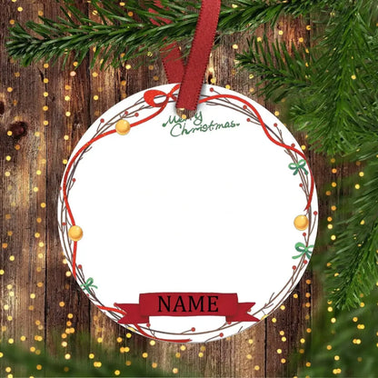 Personalized Baby Christmas Ceramic Ornament Add Photo & Name Christmas Ornament Pendant Baby 1st Xmas Photography Accessories