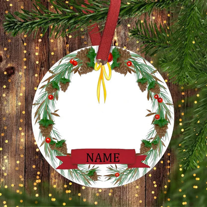 Personalized Baby Christmas Ceramic Ornament Add Photo & Name Christmas Ornament Pendant Baby 1st Xmas Photography Accessories