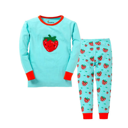 Boys Pajamas Sets 2 to 3 4 5 6 7 8 Years Cotton Long Sleeve Toddler Boy Pijama Autumn Winter Kids Sleepwear Set Children Clothes