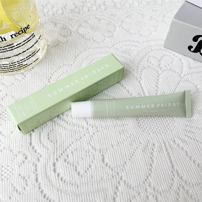 Summer Fridays Lip Oil Moisturizing Lip Gloss Sweet Mint Vanilla Sugar Coffee Cake Cocoa Lipstick Transparent Makeup Suit Care