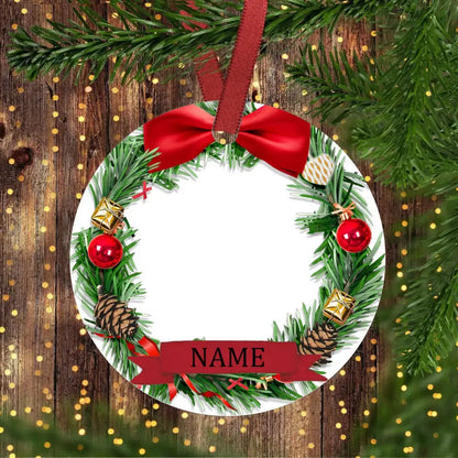 Personalized Baby Christmas Ceramic Ornament Add Photo & Name Christmas Ornament Pendant Baby 1st Xmas Photography Accessories