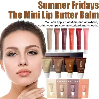 Summer Fridays Lip Oil Moisturizing Lip Gloss Sweet Mint Vanilla Sugar Coffee Cake Cocoa Lipstick Transparent Makeup Suit Care